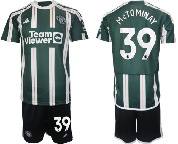 Manchester United Scott McTominay #39 Uit tenue Voetbalshirts 2023-24 Korte Mouw (+ Korte broeken)