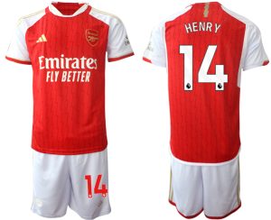 Arsenal Thierry Henry #14 Thuis tenue Voetbalshirts 2023-24 Korte Mouw (+ Korte broeken)