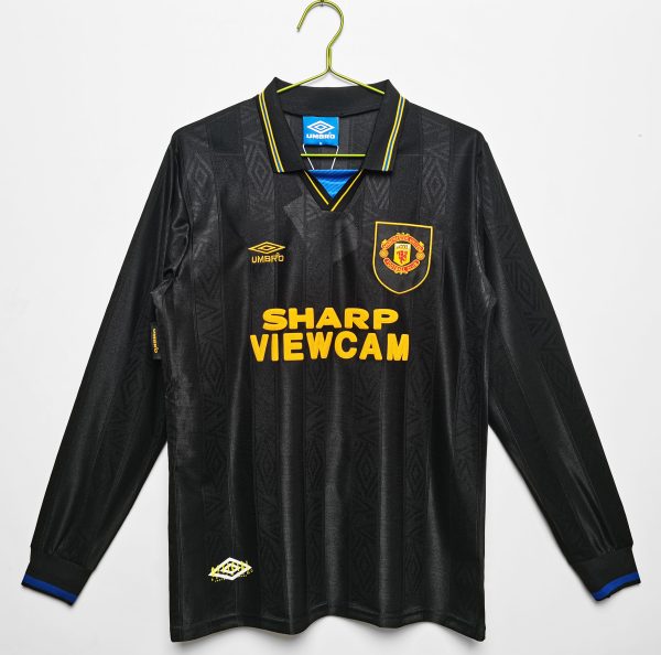 Manchester United 1993/94 Uit tenue Lange Mouwen Retro Voetbalshirts