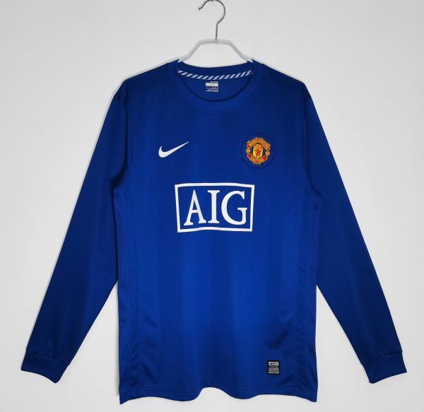 Manchester United 2008/09 Derde tenue Lange Mouwen Retro Voetbalshirts