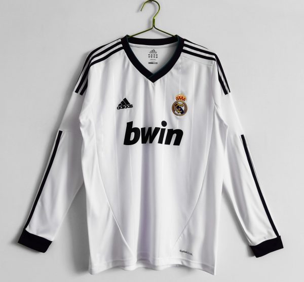 Real Madrid 2012/13 Thuis tenue Lange Mouwen Retro Voetbalshirts