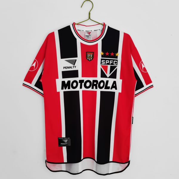 Sao Paulo 2000 Uit tenue Korte Mouw Retro Voetbalshirts