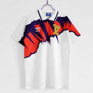 Wales 1991/93 Uit tenue Korte Mouw Retro Voetbalshirts
