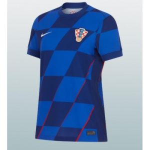 Goedkope Dames EK 2024 Kroatië Uit tenue Voetbalshirts Korte Mouw Kopen