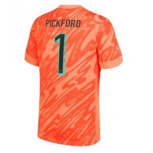 Goedkope EK 2024 Engeland Jordan Pickford #1 Keeper Thuis tenue Voetbalshirts Korte Mouw Kopen