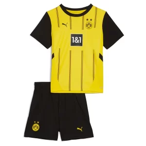 Goedkope Kids BVB Borussia Dortmund Voetbaltenue 2024/25 Thuis tenue Korte Mouw (+ Korte broeken) Kopen