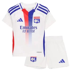 Goedkope Kids Olympique Lyonnais Voetbaltenue 2024/25 Thuis tenue Korte Mouw (+ Korte broeken) Kopen