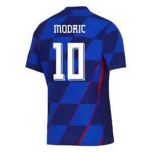 Goedkope Kroatië Luka Modric #10 Voetbaltenue EK 2024 Uit tenue Korte Mouw Kopen