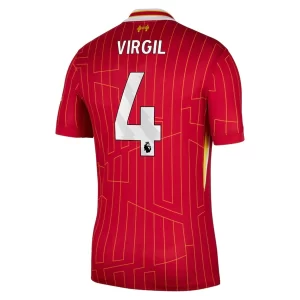 Goedkope Liverpool Virgil van Dijk #4 Voetbaltenue 2024/25 Thuis tenue Korte Mouw Kopen