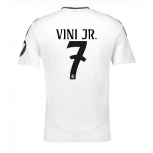 Goedkope Real Madrid Thuis tenue 2024/25 Vinicius Junior #7 Voetbalshirts Korte Mouw (+ Korte broeken) Kopen
