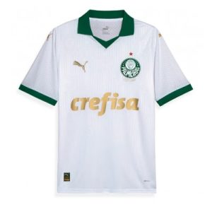 Goedkope SE Palmeiras Uit tenue 2024/25 Voetbalshirts Korte Mouw (+ Korte broeken) Kopen