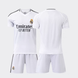 Real Madrid Voetbaltenue 2024/25 Thuis tenue Korte Mouw (+ Korte broeken)