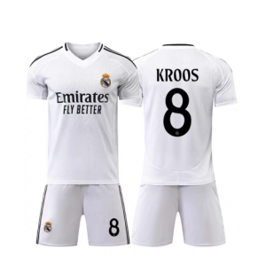 Real Madrid Voetbaltenue 2024/25 Toni Kroos #8 Thuis tenue Korte Mouw (+ Korte broeken)