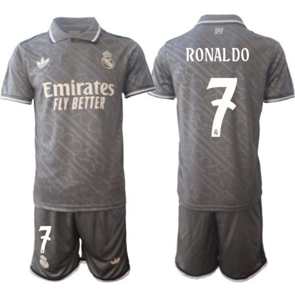 Goedkope Real Madrid Derde tenue 2024/25 Cristiano Ronaldo #7 Korte Mouw (+ Korte broeken) Kopen