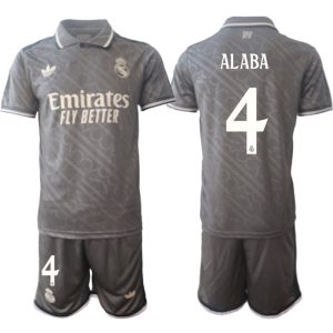 Goedkope Real Madrid Derde tenue 2024/25 David Alaba #4 Korte Mouw (+ Korte broeken) Kopen