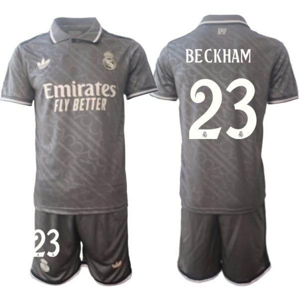 Goedkope Real Madrid Derde tenue 2024/25 David Beckham #23 Korte Mouw (+ Korte broeken) Kopen