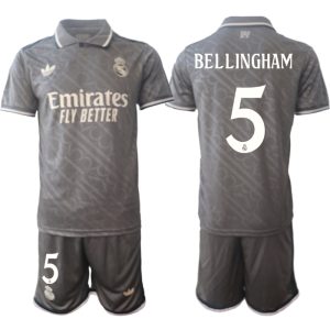 Goedkope Real Madrid Derde tenue 2024/25 Jude Bellingham #5 Korte Mouw (+ Korte broeken) Kopen