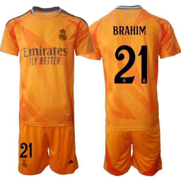 Goedkope Real Madrid Uit tenue 2024/25 Brahim Díaz #21 Korte Mouw (+ Korte broeken) Kopen