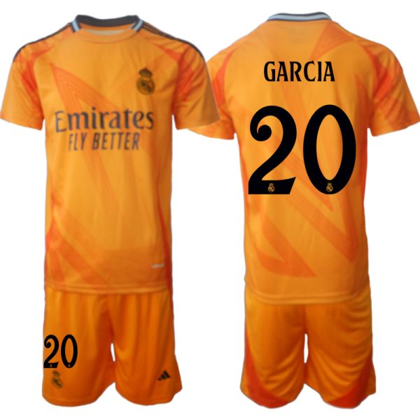 Goedkope Real Madrid Uit tenue 2024/25 Fran García #20 Korte Mouw (+ Korte broeken) Kopen