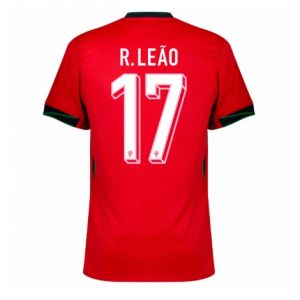 Kopen EK 2024 Portugal Thuis tenue Rafael Leao #17 Korte Mouw