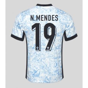 Kopen EK 2024 Portugal Uit tenue Nuno Mendes #19 Korte Mouw