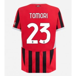 Nieuwe 2024-25 AC Milan Thuis tenue Fikayo Tomori #23 met korte mouwen voor Heren Kopen