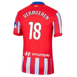 Nieuwe 2024-25 Atletico Madrid Thuis tenue Arthur Vermeeren #18 met korte mouwen voor Heren Kopen