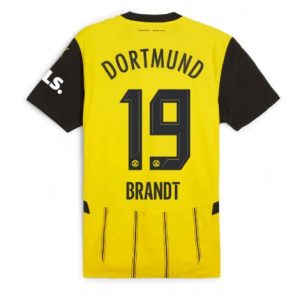 Nieuwe 2024-25 Borussia Dortmund Thuis tenue Julian Brandt #19 met korte mouwen voor Heren Kopen