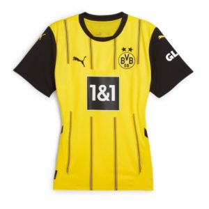 Nieuwe 2024-25 Borussia Dortmund Thuis tenue met korte mouwen voor Dames Kopen