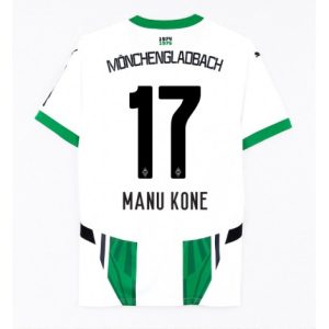 Nieuwe 2024-25 Borussia Monchengladbach Thuis tenue Manu Kone #17 met korte mouwen voor Heren Kopen