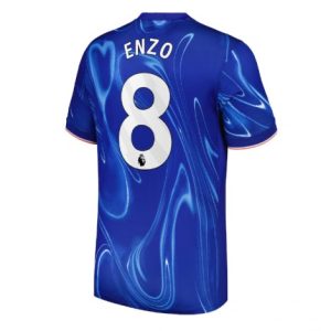 Nieuwe 2024-25 Chelsea Thuis tenue Enzo Fernandez #8 met korte mouwen voor Heren Kopen