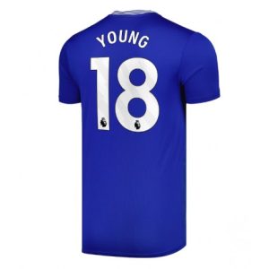 Nieuwe 2024-25 Everton Thuis tenue Ashley Young #18 met korte mouwen voor Heren Kopen