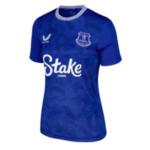 Nieuwe 2024-25 Everton Thuis tenue met korte mouwen voor Dames Kopen