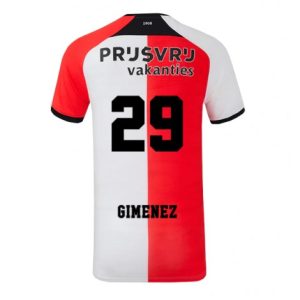 Nieuwe 2024-25 Feyenoord Thuis tenue Santiago Gimenez #29 met korte mouwen voor Heren Kopen