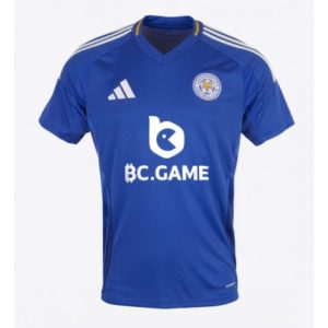 Nieuwe 2024-25 Leicester City Thuis tenue met korte mouwen voor Heren Kopen