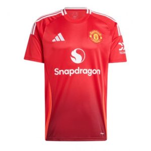 Nieuwe 2024-25 Manchester United Thuis tenue met korte mouwen voor Heren Kopen