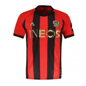 Nieuwe 2024-25 OGC Nice Thuis tenue met korte mouwen voor Heren Kopen