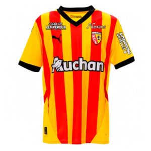 Nieuwe 2024-25 RC Lens Thuis tenue met korte mouwen voor Heren Kopen