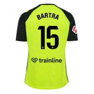 Nieuwe 2024-25 Real Betis Uit tenue Marc Bartra #15 met korte mouwen voor Heren Kopen