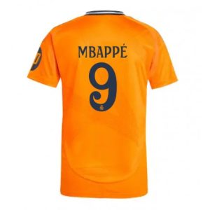 Nieuwe 2024-25 Real Madrid Uit tenue Kylian Mbappe #9 met korte mouwen voor Heren Kopen