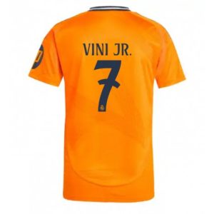 Nieuwe 2024-25 Real Madrid Uit tenue Vinicius Junior #7 met korte mouwen voor Heren Kopen