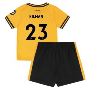 Nieuwe Kinder 2024-25 Wolves Thuis tenue Max Kilman #23 Korte Mouw (+ Korte broeken) Kopen